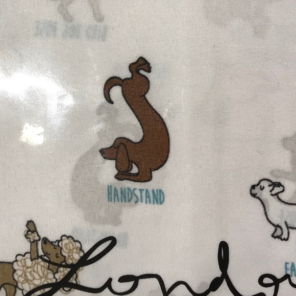 Yoga Dog Poses QUEEN Sheets French Boston Terrier - Picture 4 of 7